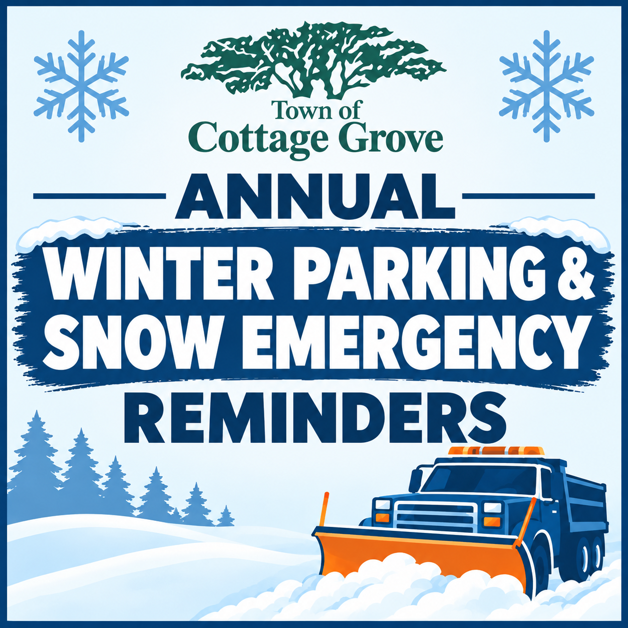 Annual Winter Parking & Snow Emergency Reminders